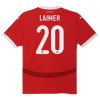 Fotbalové dresy Rakousko Konrad Laimer 20 Domácí Dres ME 2024 Krátký Rukáv